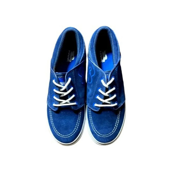 Hawk Sneakers Boys 6 Blue Leather - Picture 2 of 5